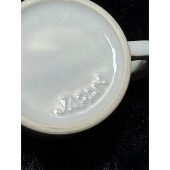 Vintage Halloween Witch Pumpkin Cup Mug Made In Japan Ghost Handle - Picture 6 of 7